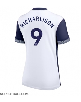 Billige Fotballdrakt Tottenham Hotspur Richarlison #9 Replika Hjemmedrakt Dame 2024-25 Kortermet